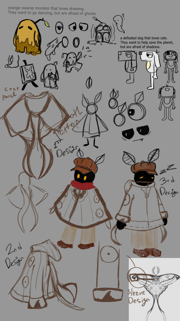 Moth Character Concept