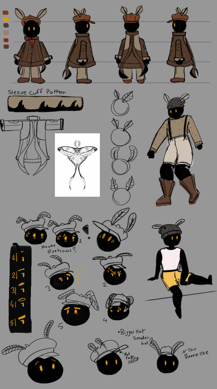 Moth Character Development